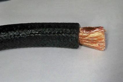 #B9926-058, #1/0 GA Black Cotton Braid Battery Cable (Sold by the Foot)