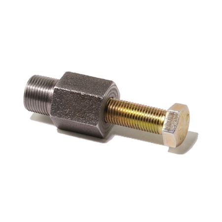 The tool lying on its side in front of a white background